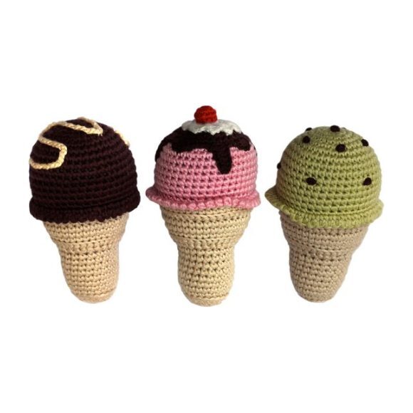 Ice Cream Rattle Set