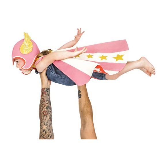 Flying Super Hero Set, Pink