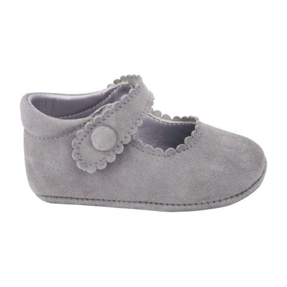 gray baby girl shoes