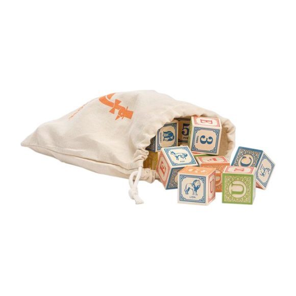 Classic ABC Blocks in Canvas Bag - STEM Toys - 1