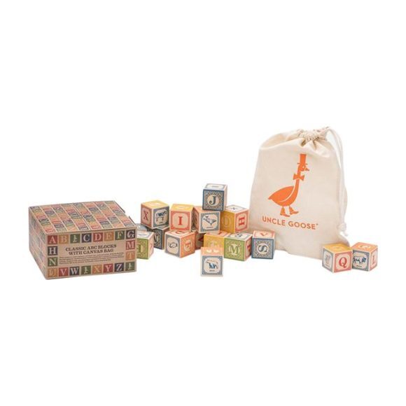 Classic ABC Blocks in Canvas Bag