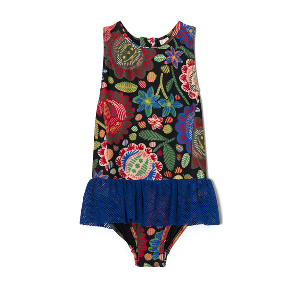 *Exclusive* Tuto Matyo Floral One Piece, Maisonette Blue