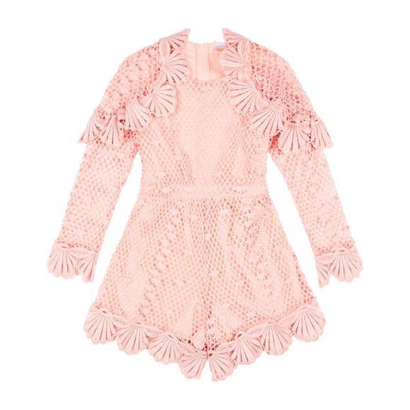 Clara Bow Coquette Luxe Lace Romper