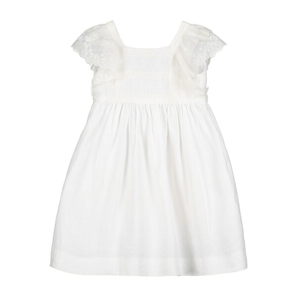 Lea Dress, Ivory - Kids Girl Clothing Dresses - Maisonette