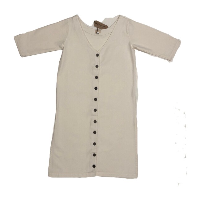 Women's Olivia Cotton Dress, Natural