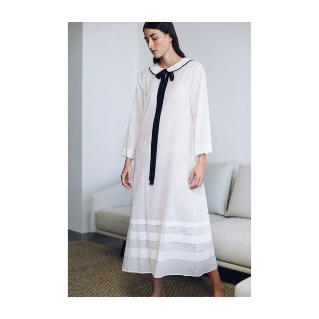 Women's Hanane Nightgown, Milk - Pajamas - 3