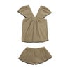 Women's Bianca Pajama Set, Tan - Pajamas - 2