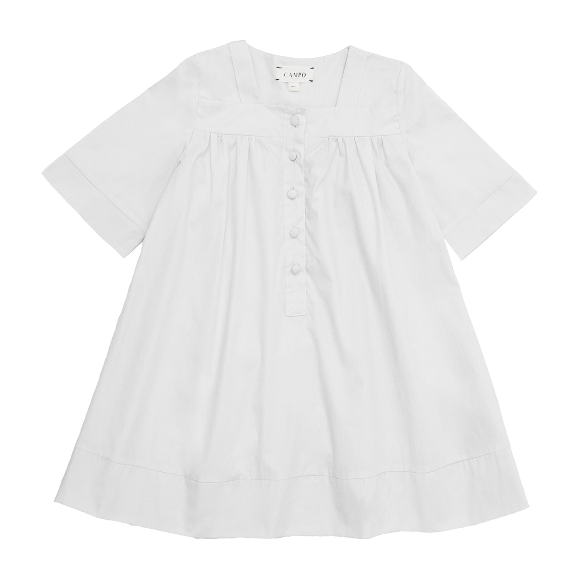 Vitoria Mini Dress, Milk - Dresses - 1
