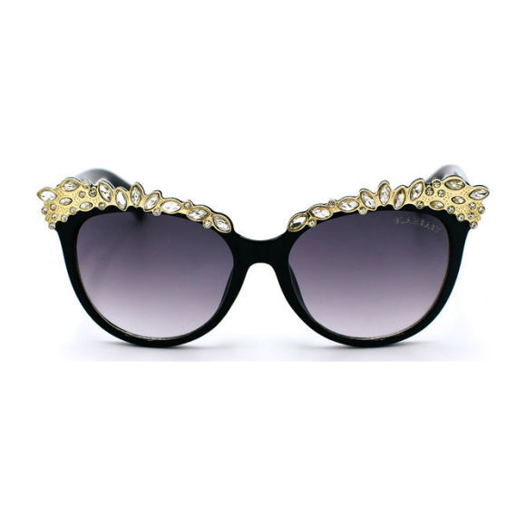 Valentina Frame Sunglasses, Black