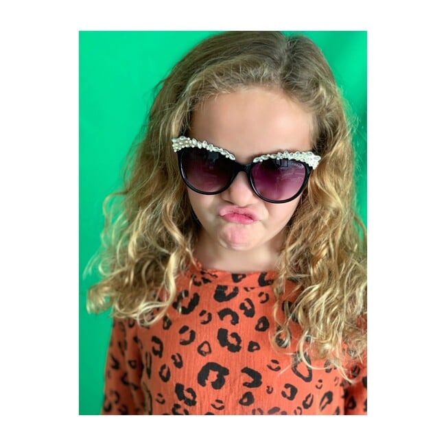 Valentina Frame Sunglasses, Black