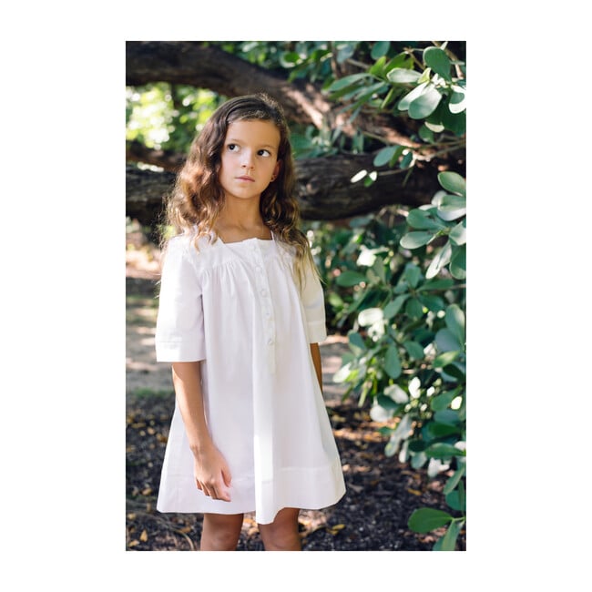 Vitoria Mini Dress, Milk - Dresses - 3