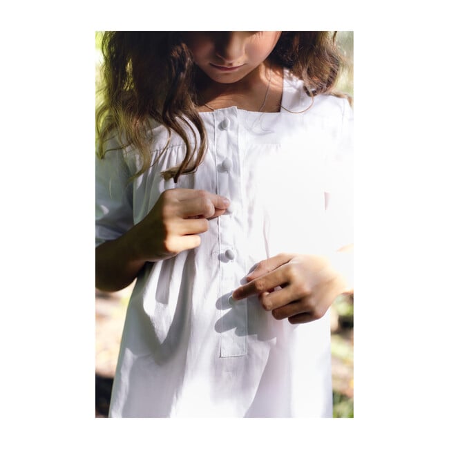 Vitoria Mini Dress, Milk - Dresses - 4