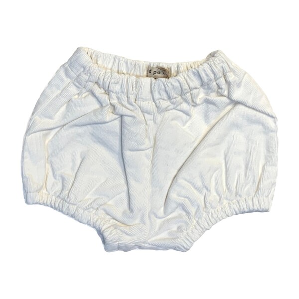 Tristan Corduroy Bloomer, White