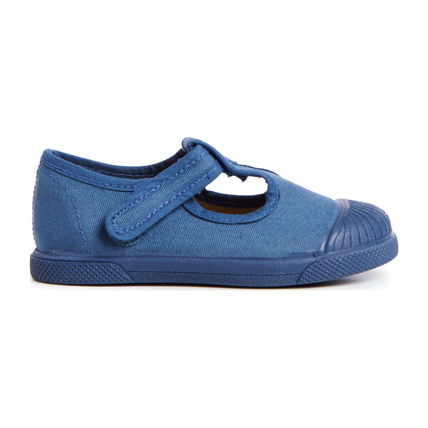 T-Band Sneakers, Indigo - Kids Girl Accessories Shoes - Maisonette