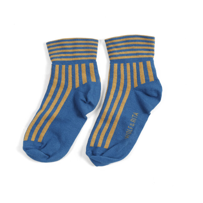 Striped Socks, Blue