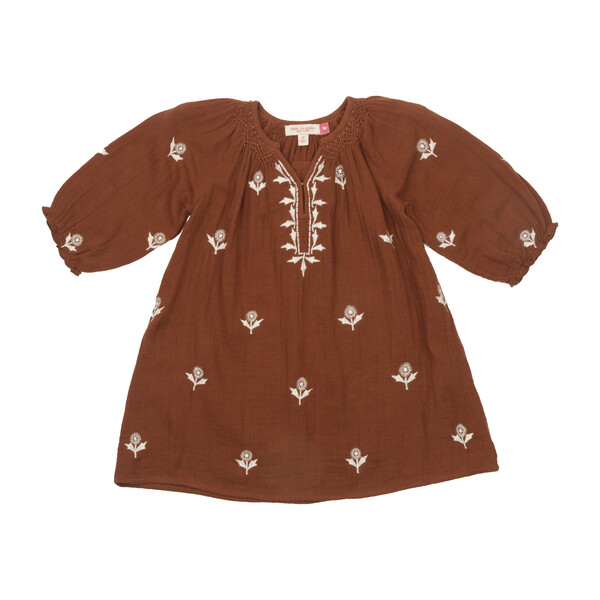 Ava Dress, Arabian Spice w/ Embroidery