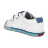 Waylon Velcro Sneaker, White Leather