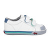 Waylon Velcro Sneaker, White Leather