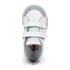 Waylon Velcro Sneaker, White Leather