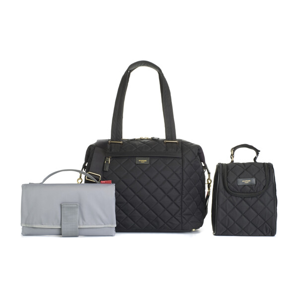storksak stevie luxe diaper bag