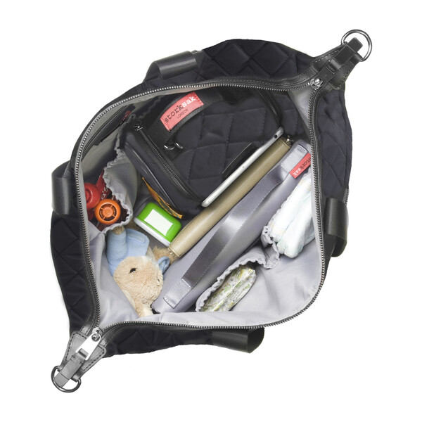 storksak stevie luxe diaper bag