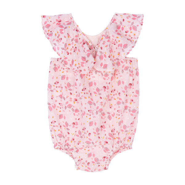 Anjelica Onesie, Putty Floral Lurex - Baby Girl Clothing Basics ...