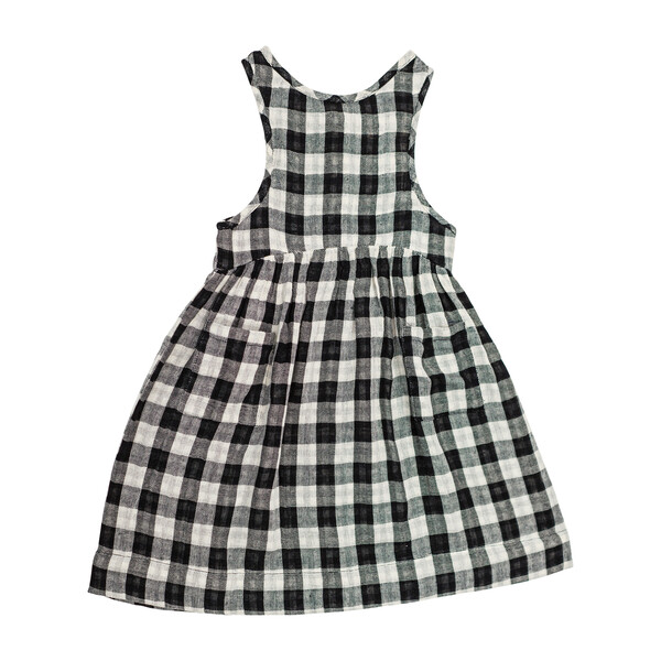 kids black pinafore