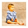 Pepa Poplin Blouse, Charcoal Gingham - Blouses - 2