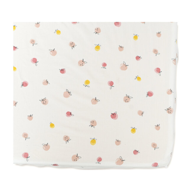 Strawberry Fields Organic Cotton Crib Sheet