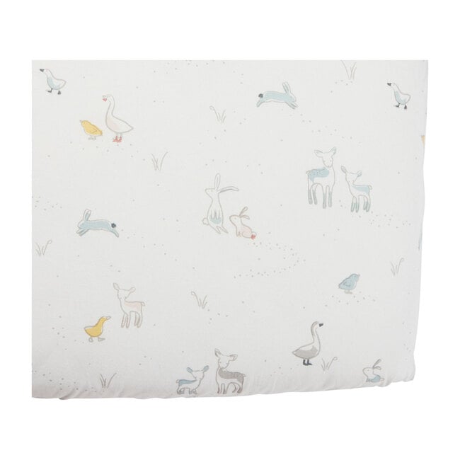 Just Hatched Organic Cotton Crib Sheet - Pehr Sheets | Maisonette