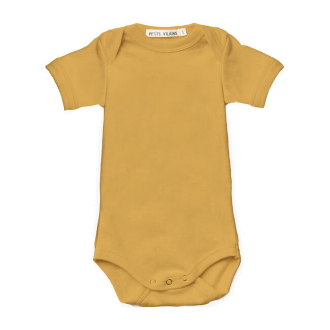 Axel Short-Sleeve Envelope Onesie, Miel