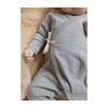 Noe Wrap Onesie, Heather Grey - Onesies - 4