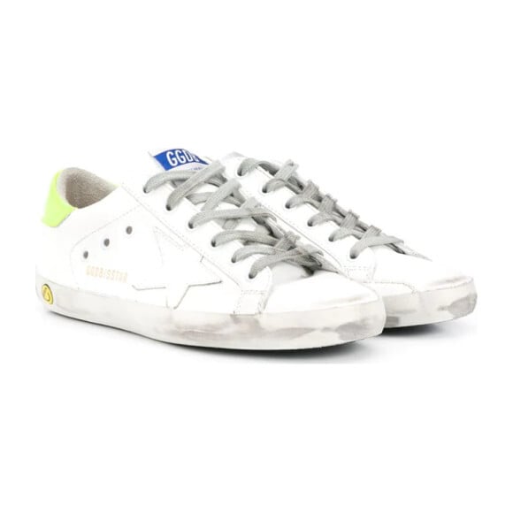 Old School Superstar Sneaker, Yellow - Sneakers - 1