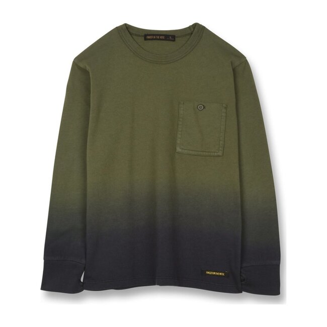 Nico Dip Dye T-Shirt, Olive - Tees - 1