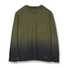 Nico Dip Dye T-Shirt, Olive - Tees - 1 - thumbnail