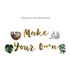 Sloth Make Your Own Banner, Gold - Decorations - 3