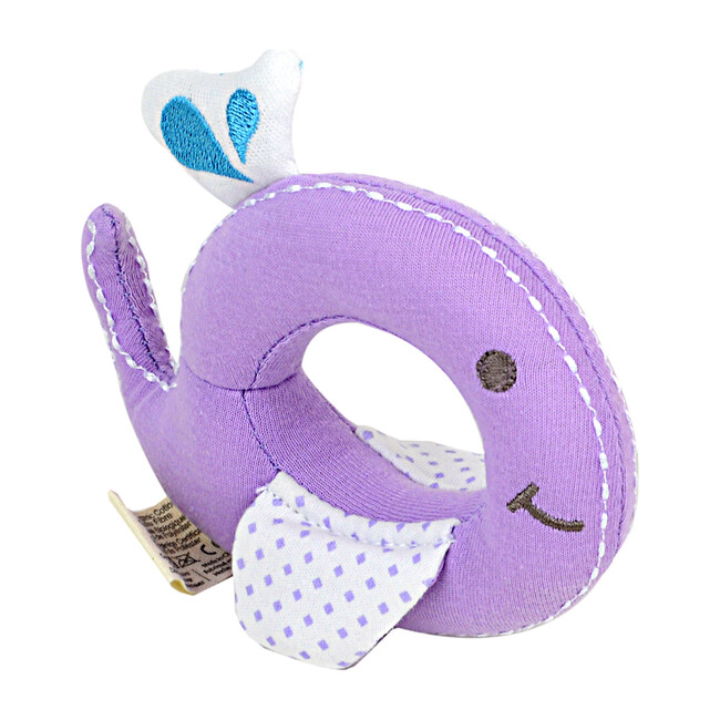 Organic Cotton Rattle - Willo the Whale
