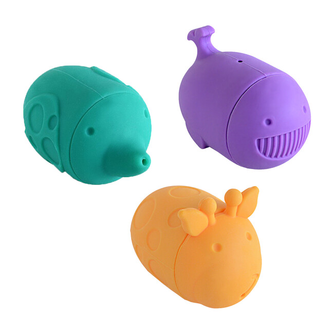 Mold-Free Squirting Bath Toys - 3 Pack (Ollie, Willo & Lola)