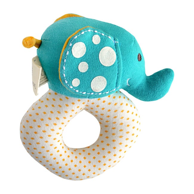 Organic Cotton Rattle - Ollie the Elephant - Rattles - 4