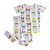 Toddler & Kids Two Piece Bamboo Pajama Set, Butterflies - Pajamas - 1 - thumbnail