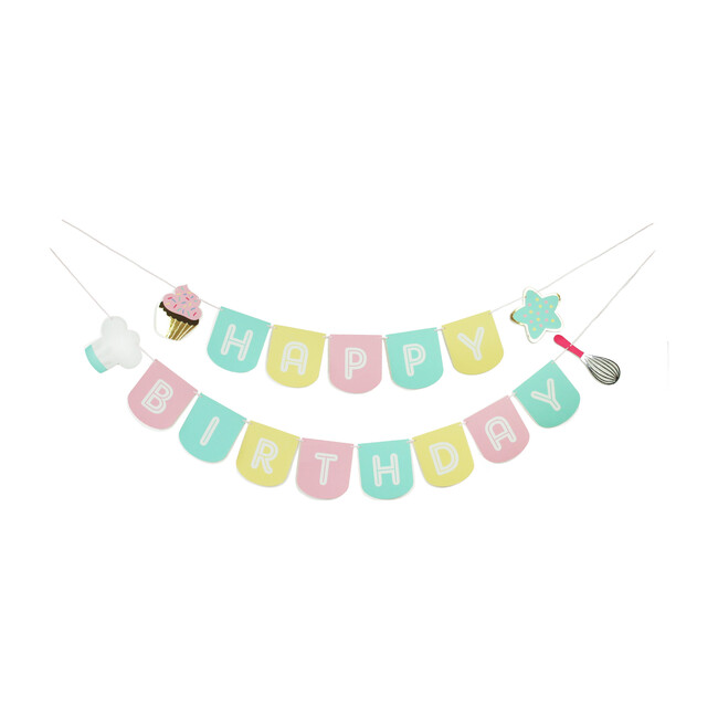 Little Bakers Birthday Banner - Decorations - 1