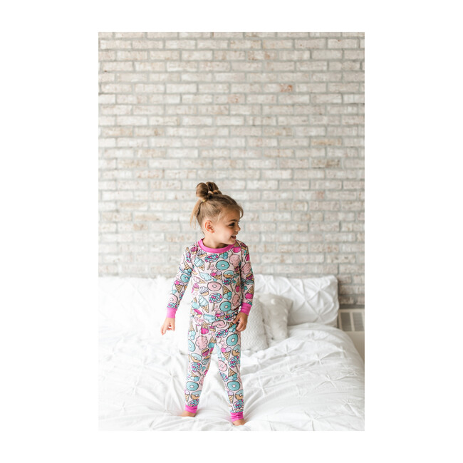 Toddler & Kids Two Piece Bamboo Pajama Set, Sweet Treats - Pajamas - 3