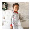 Toddler & Kids Two Piece Bamboo Pajama Set, Sleepy Santa Stars - Pajamas - 3