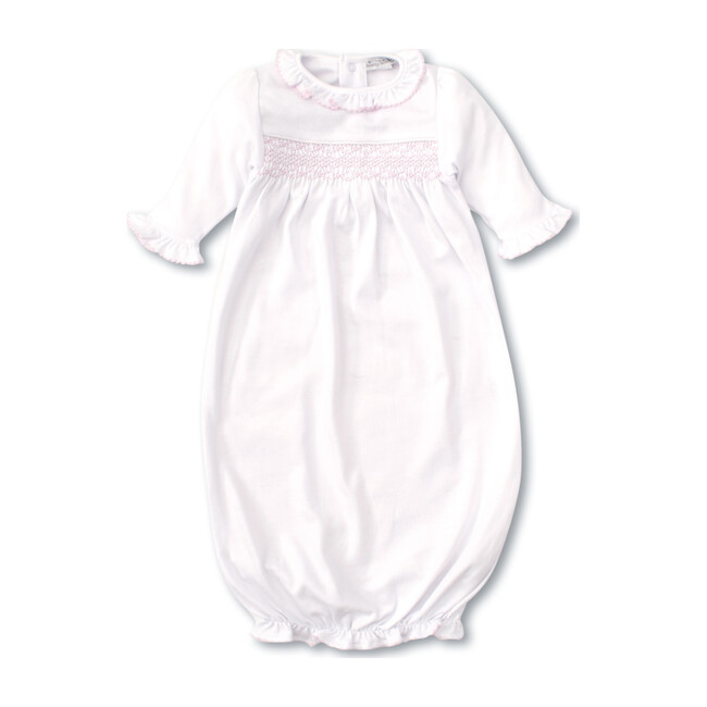 Charmed Gown, White & Pink - Onesies - 1