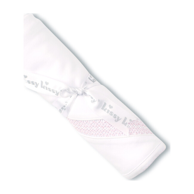 Charmed Blanket, White & Pink - Blankets - 0