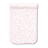 Sweeyhearts Burp Cloth, White & Pink - Burp Cloths - 2
