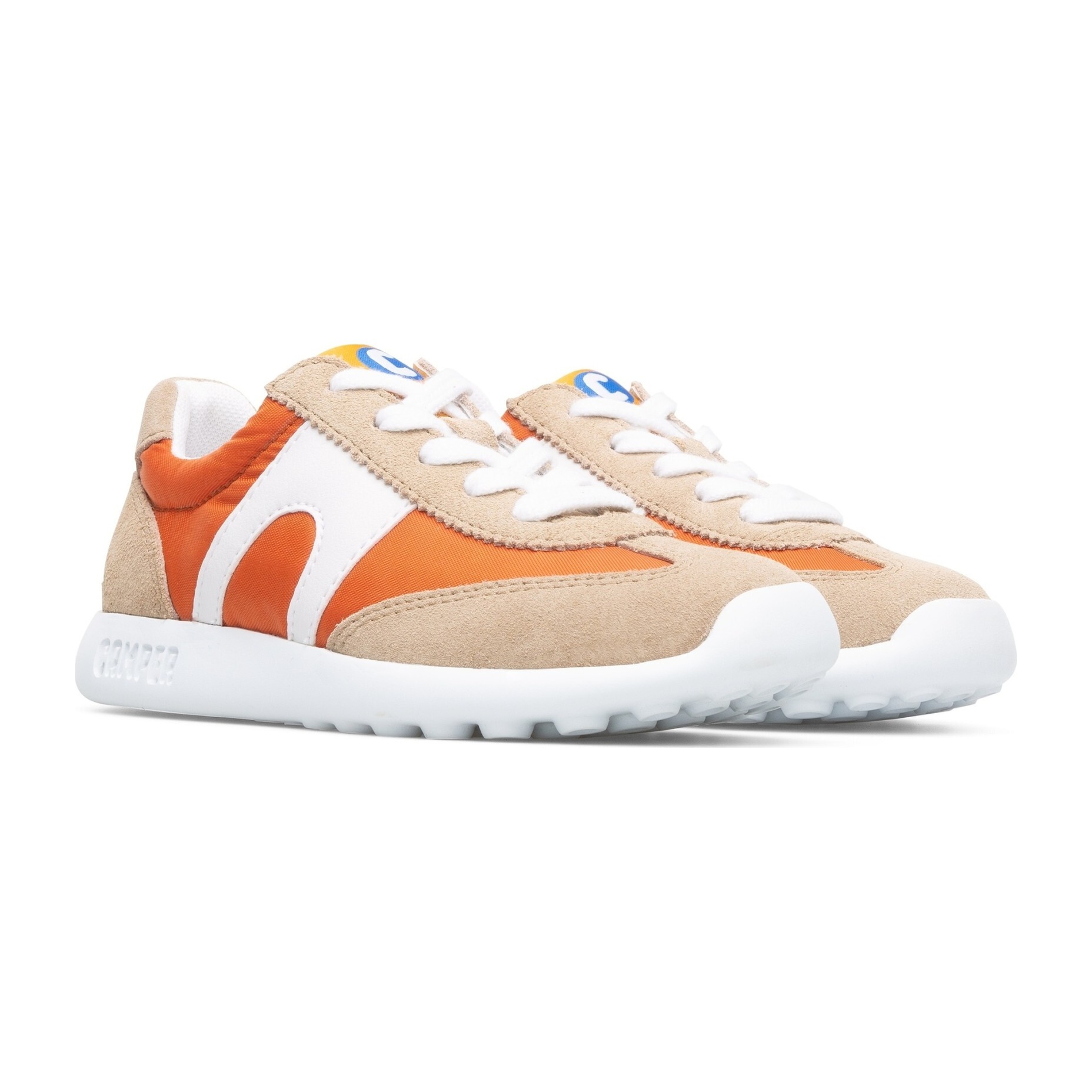 orange kids sneakers