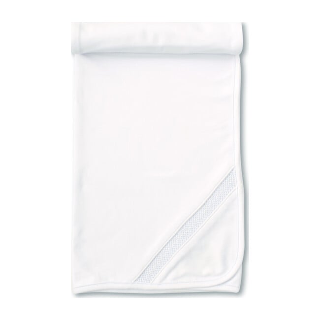 Charmed Blanket, White & Blue