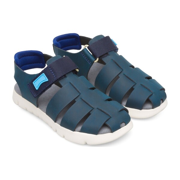Oruga Sandal, Dark Blue - Kids Girl Accessories Shoes - Maisonette