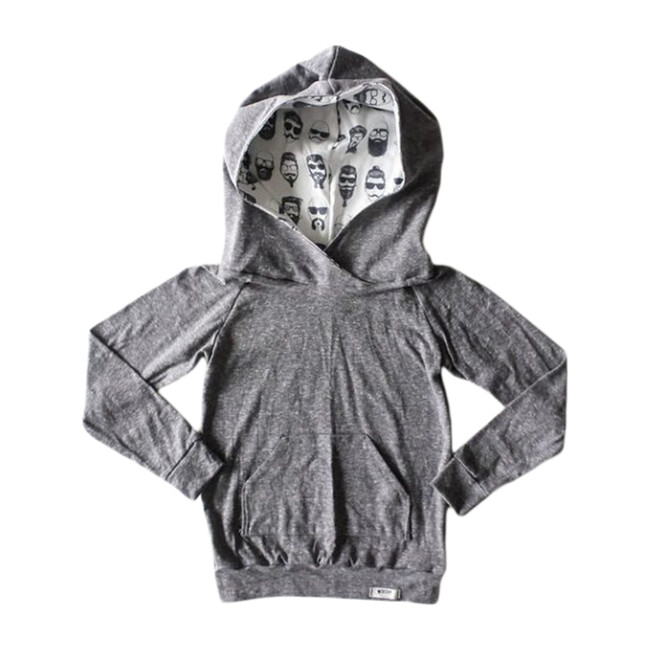 Hoodie, Grey Beatnik - Sweatshirts - 1